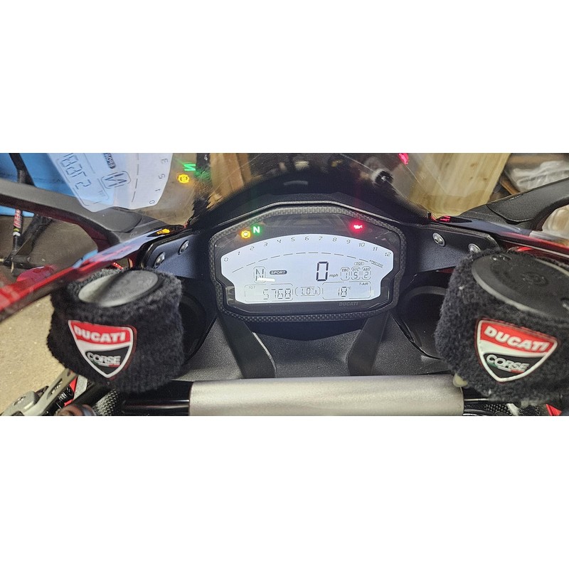 ZA856 Instrument panel cover matt carbon Ducati Superbike 1299 Panigale S 2015+ CNC Racing