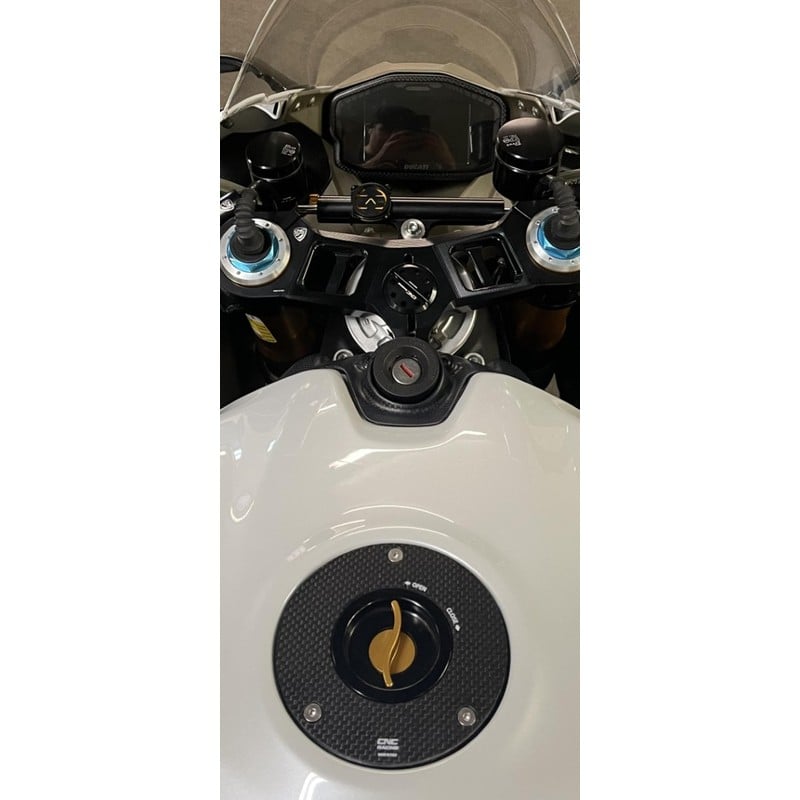 ZA856 Instrument panel cover matt carbon Ducati Superbike 959 Panigale 2016+ CNC Racing