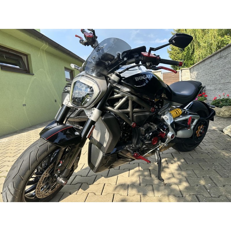 ZA504 Radiator side panel matt carbon Ducati Xdiavel 1262 DARK 2023+ CNC Racing