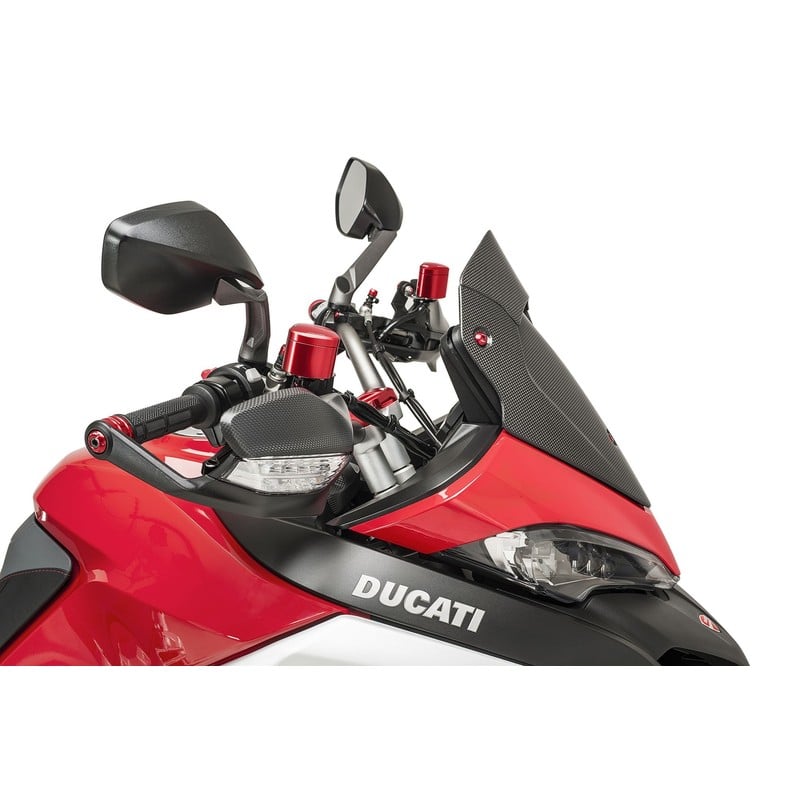 ZA851 Windshield 950 1260 matt carbon Ducati Multistrada 1200 S Pikes Peak 2016+ CNC Racing