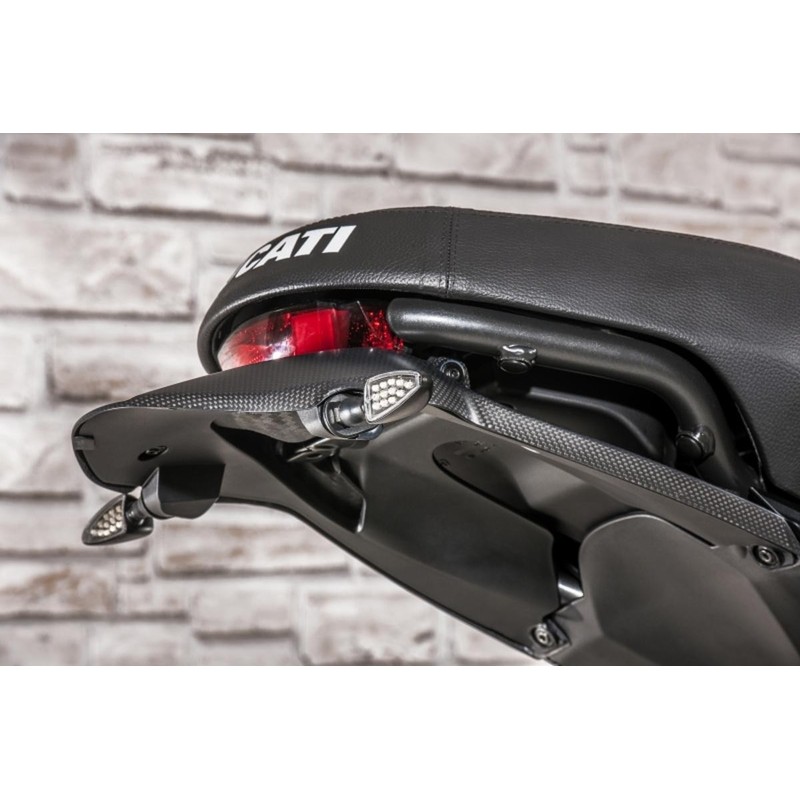 ZA983 Rear fender matt carbon Ducati Scrambler 800 Full Throttle 2015+ CNC Racing