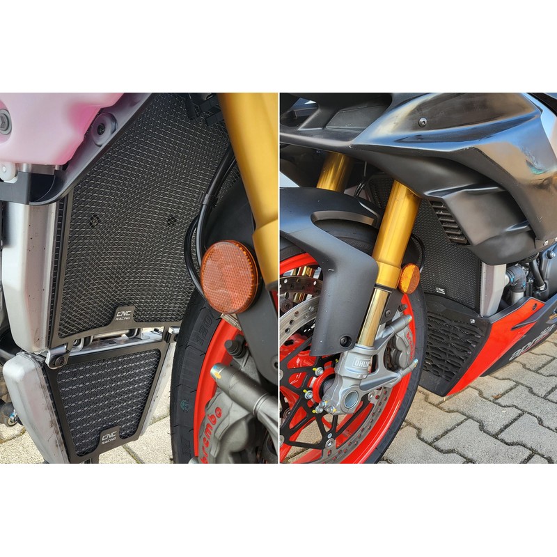 Griglia radiatore Aprilia Tuono V4 1100 Factory 2015+ CNC Racing