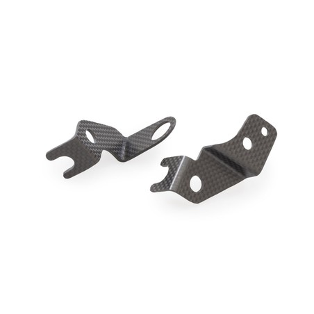 ZA973 Front brake and clutch oil tank brackets matt carbon Ducati Streetfighter V4 Sp2 2022+ CNC Rac