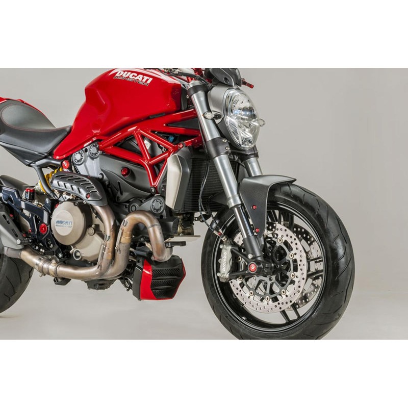 ZA962 Parafango anteriore carbonio opaco Ducati Monster 1200 2014+ CNC Racing