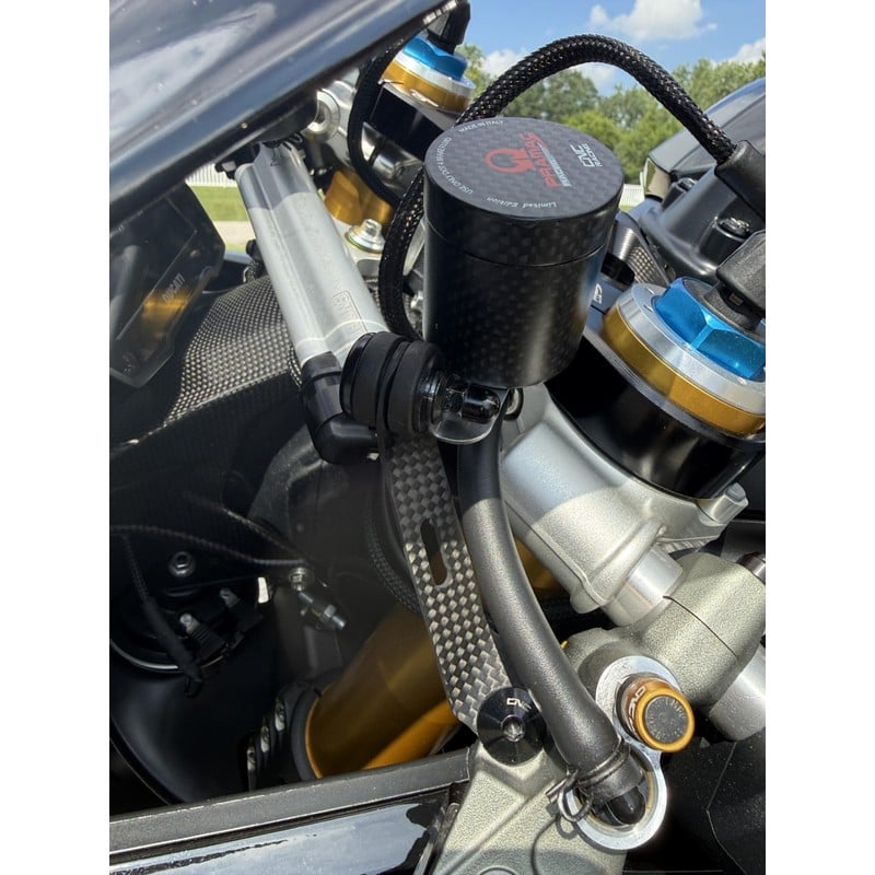 ZA953 Oil tank bracket brake clutch carbon for Ducati Superbike Panigale V4 R 2019+ CNC Racing