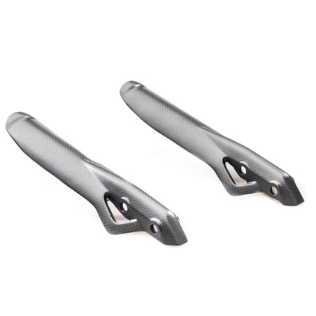 ZA811 Front fork protection matt carbon Ducati Scrambler 800 Icon 2015+ CNC Racing