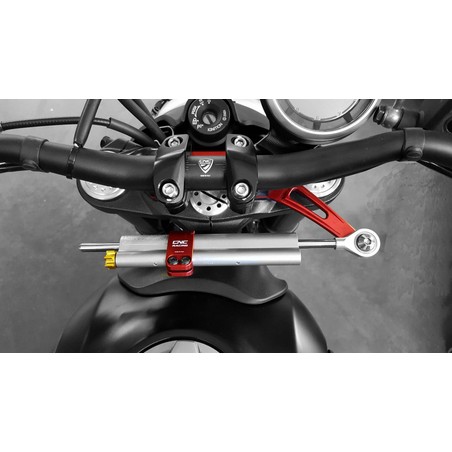 SUPPORTO AMMORTIZZATORE DI STERZO Ducati Scrambler 800 Icon 2015+ CNC Racing