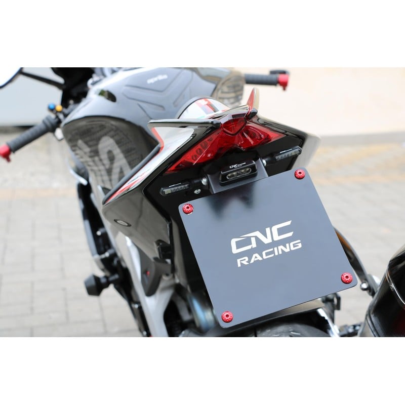 PT103 Adjustable license plate Aprilia Tuono V4 1100 RR 2015+ CNC Racing