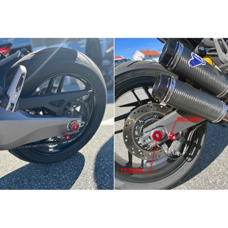 Supporti cavalletto M6 Ducati Monster 821 2014+ CNC Racing