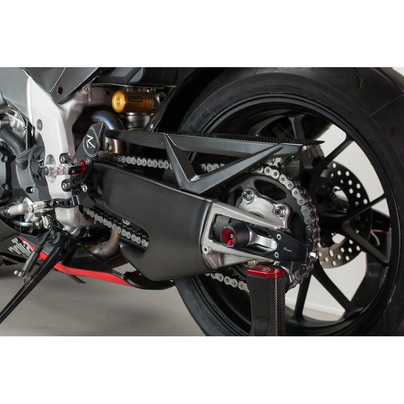 CARA2060 Paire de protections de bras oscillant en carbone Aprilia Tuono V4 1100 Factory 2021+ Light