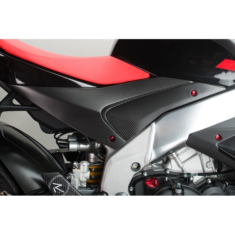 CARA2080 Carbon Side Under Tank Covers Pair Aprilia RSV4 1100 2021+ Lightech