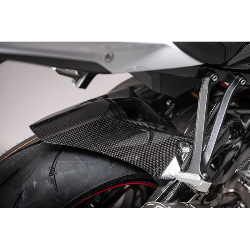 CARB1020 Carbon Rear Mudguard With Chain Cover Bmw S 1000 RR 2009+ Lightech