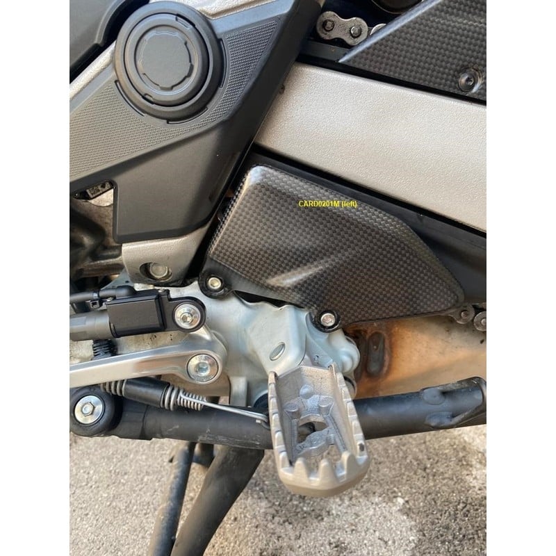 CARD0201M Blickdichte Fersenschützer rechts/links Ducati Multistrada V4 2021+ Lightech
