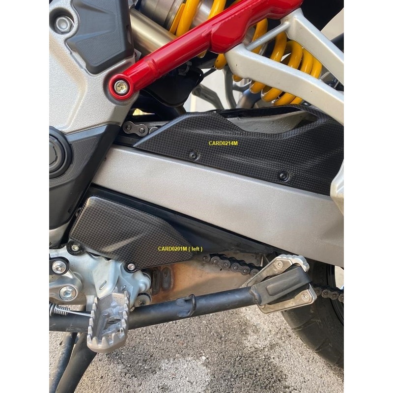 CARD0214M Cache-chaîne avant - Mat Ducati Multistrada V4 2021+ Lightech