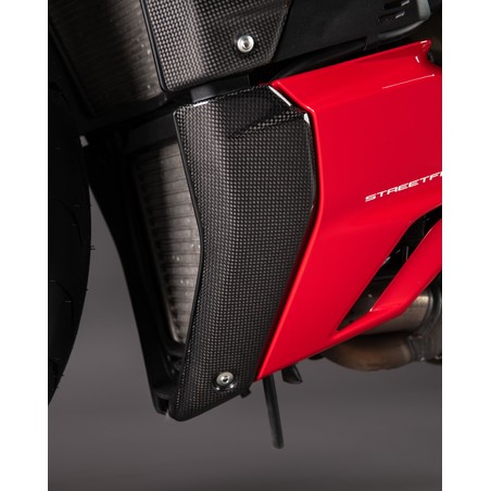 CARD0726 Lower side cooler cover Ducati Streetfighter V4 2020+ Lightech