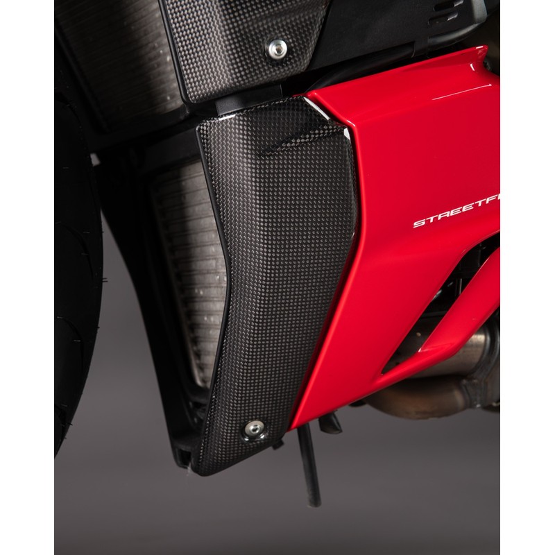 CARD0726 Cache latéral inférieur du radiateur Ducati Streetfighter V4 S 2020+ Lightech