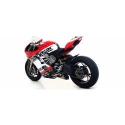 71146PK Terminali Works titanio (Dx+Sx) con raccordi in acciaio inox Ducati Streetfighter V4 2020-