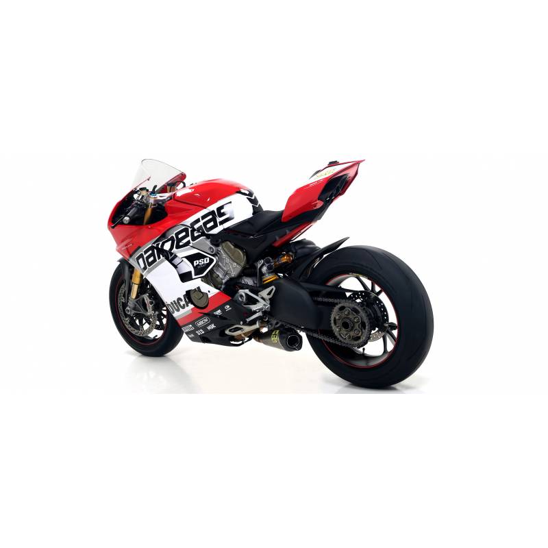 71146PK Terminali Works titanio (Dx+Sx) con raccordi in acciaio inox Ducati Streetfighter V4 2020-
