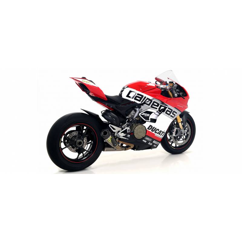 71146PK Terminali Works titanio (Dx+Sx) con raccordi in acciaio inox Ducati Streetfighter V4 2020-
