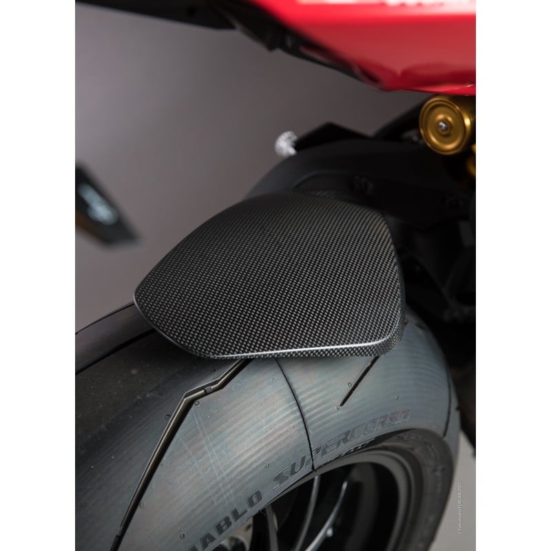CARD0820 Parafango Post. In Carbonio Ducati Panigale V4 2018+ Lightech