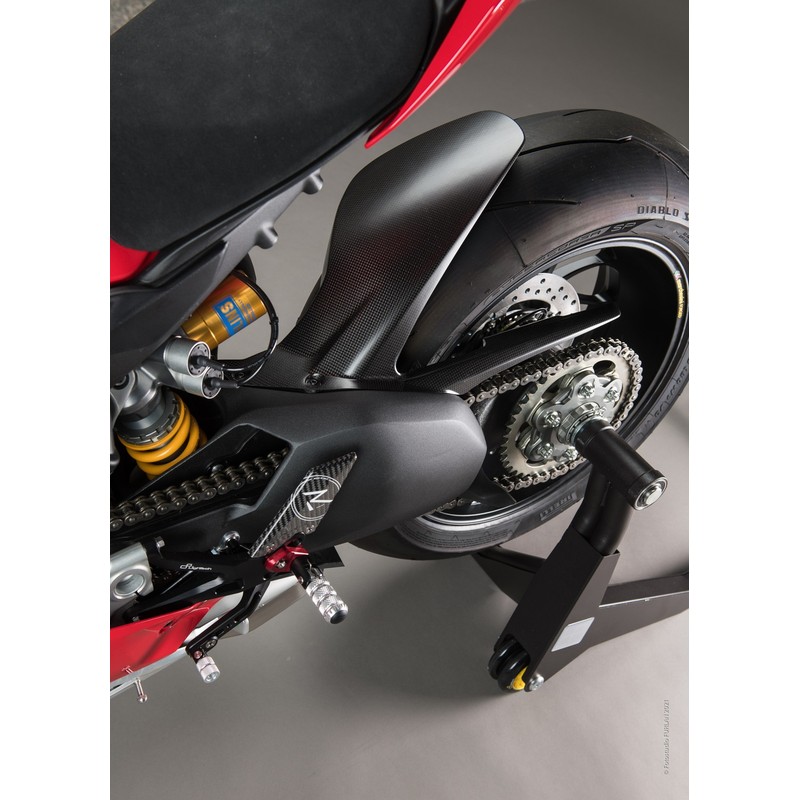 CARD0820 Parafango Post. In Carbonio Ducati Panigale V4 S 2018+ Lightech