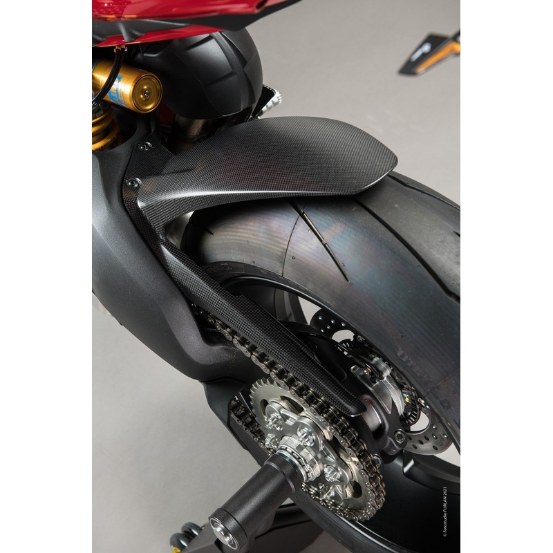 CARD0820 Carbon Rear Mudguard Ducati Panigale V4 S 2018+ Lightech