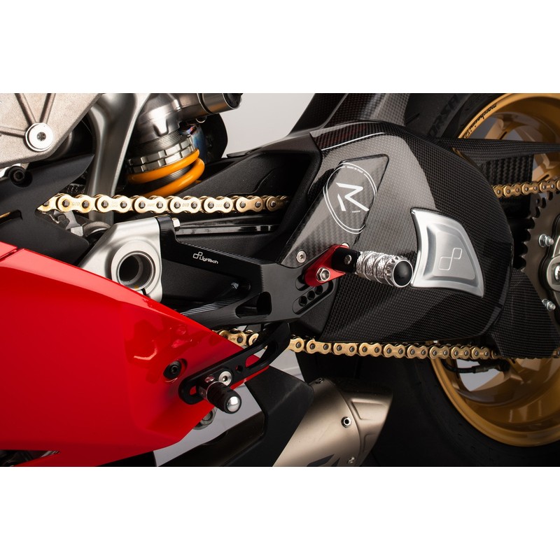 CARD0861-01SIL Slider Di Protezione In Carbonio Ducati Panigale V4 S 2018+ Lightech