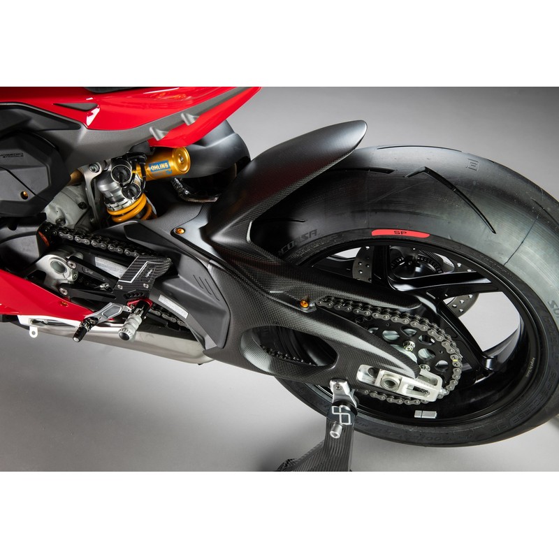 CARD2420M Parafango Post. In Carbonio - Opaco Ducati Panigale V4 S 2025+ Lightech