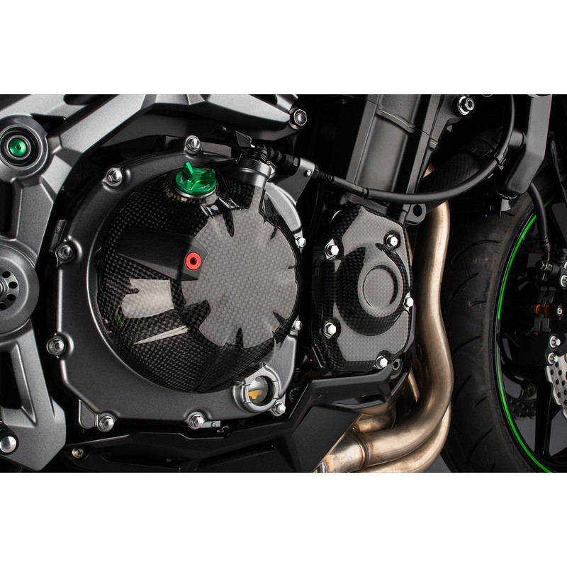 CARK8030 Coperchio Frizione In Carbonio Kawasaki Z900 2017+ Lightech