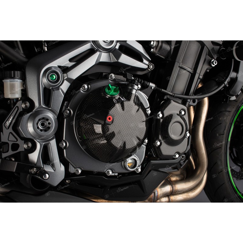 CARK8030 Carbon-Kupplungsdeckel Kawasaki Z900 2017+ Lightech