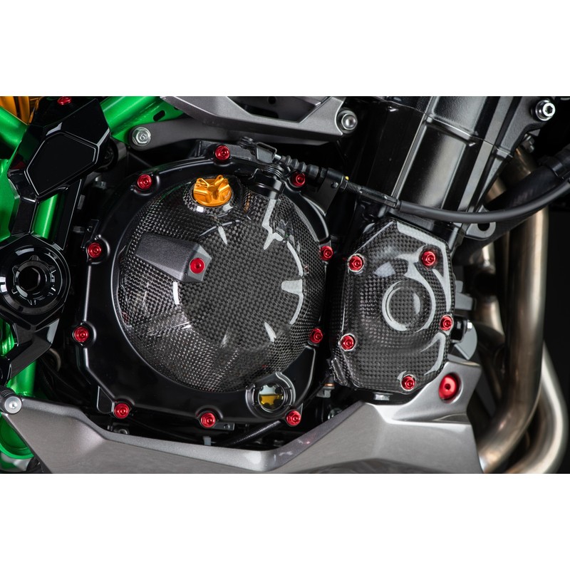 CARK8030 Coperchio Frizione In Carbonio Kawasaki Z900 2017+ Lightech