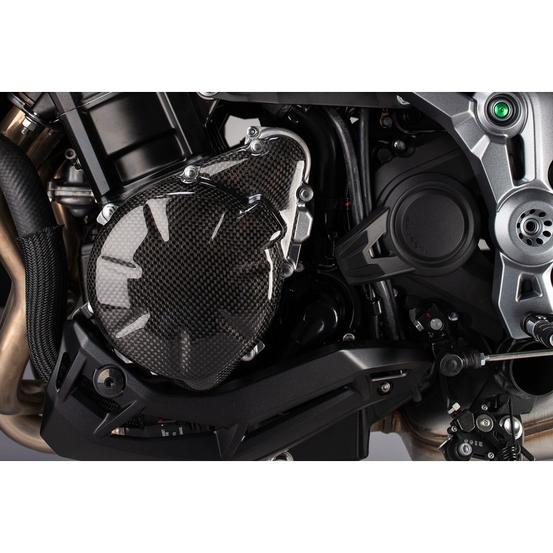 CARK8040 Cubierta del alternador de carbono Kawasaki Z900 2017+ Lightech