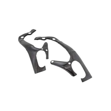 CARS6550M Carbon Frame Protections - Matt Suzuki GSX-R1000 2017+ Lightech