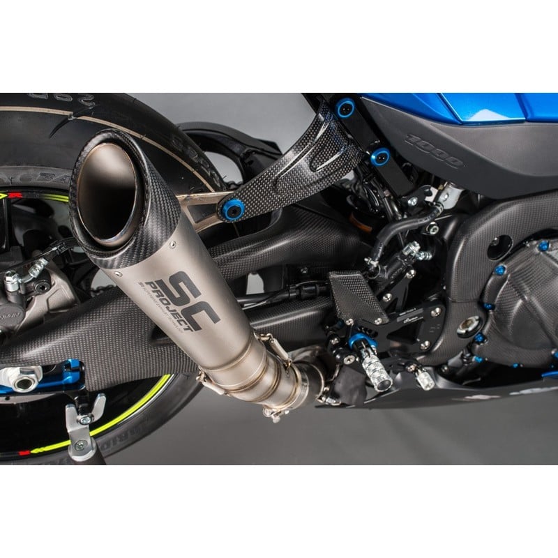 CARS6560 Paire de protections de bras oscillant en carbone Suzuki GSX-R1000 2017+ Lightech