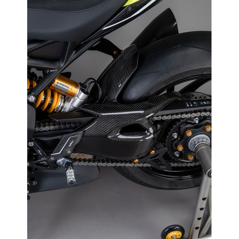 CART1220 Parafango Post. In Carbonio Triumph Speed Triple 1200 RX 2021+ Lightech