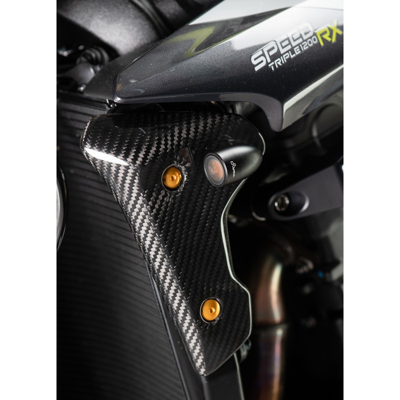 CART1285 Fianchetti Radiatore In Carbonio Triumph Speed Triple 1200 RX 2021+ Lightech
