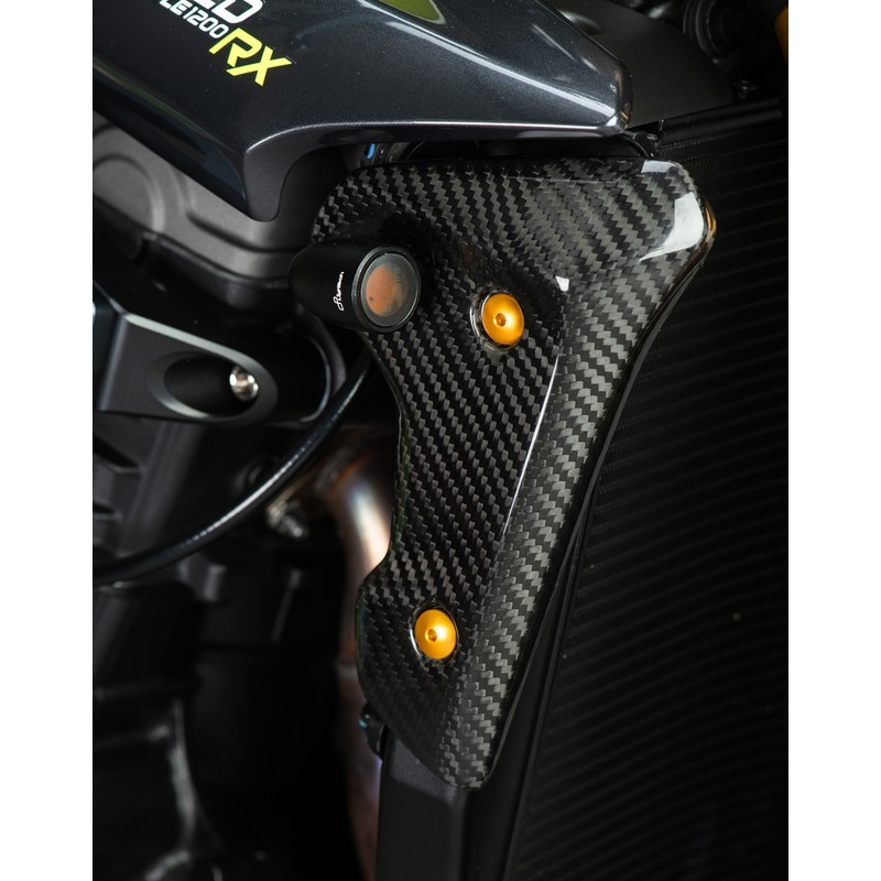CART1285 Fianchetti Radiatore In Carbonio Triumph Speed Triple 1200 RX 2021+ Lightech