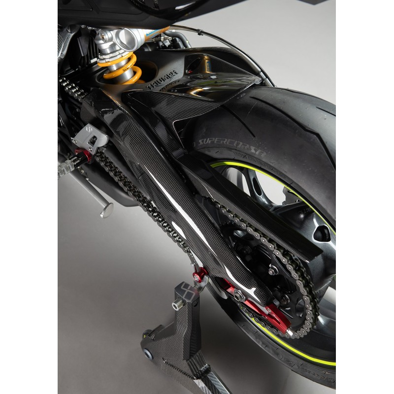 CART2420 Parafango Post. In Carbonio Triumph Street Triple 765 R 2017+ Lightech