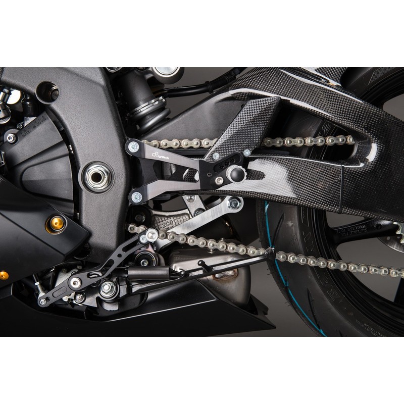 CARY9961 Paire de protections de bras oscillant en carbone Yamaha R6 2017+ Lightech
