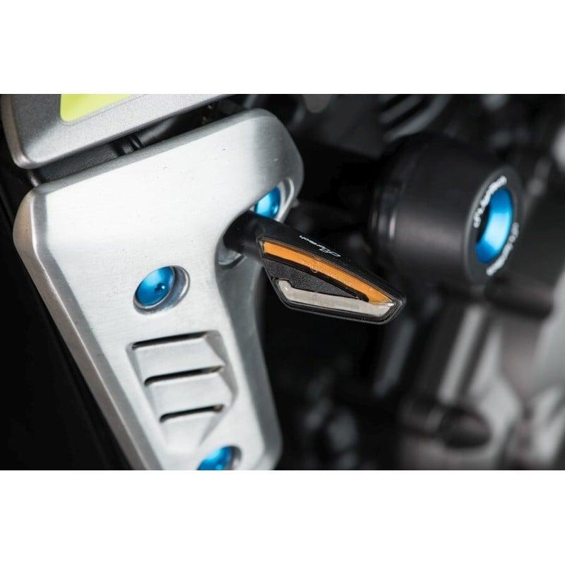 FRE934NER_MORINI Frecce + luce bianca anteriore Coppia Indicatori Omologati E... FRE934NER Morini Li