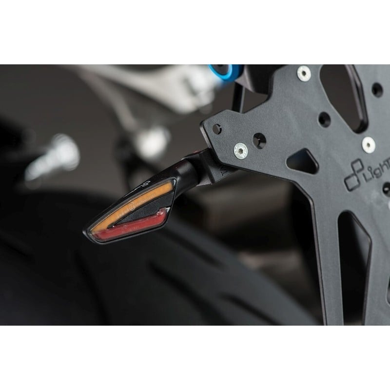 FRE935NER_MORINI Blinker + rotes Rücklicht + Bremslicht. Paar E-geprüfte Blinker.... FRE935NER Morin