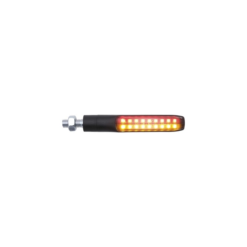 FRE938NER_KOVE Turn signals + rear red light + stop light Pair Of Homologated E8 Led Turn Signals FR