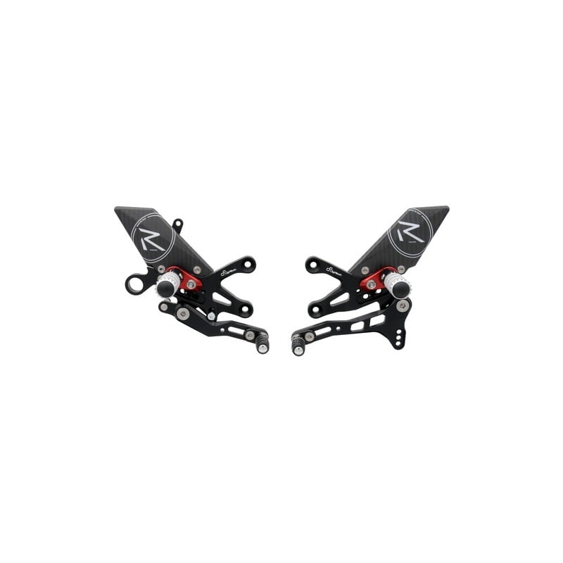FTRAP004R Repose-pieds réglables version R Aprilia Tuono V4 2011+ Lightech