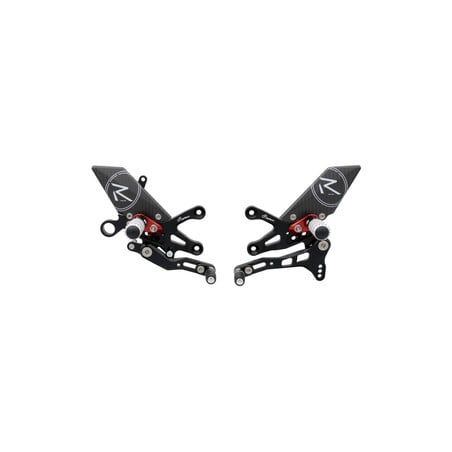 FTRAP004R Pedane Regolabili R Version Aprilia Tuono V4 2011+ Lightech