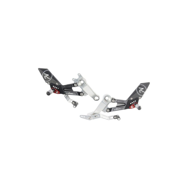 FTRAP007R Verstellbare Fußstützen R-Version Aprilia Tuono 660 2020+ Lightech