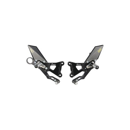 FTRBM001W Pedane Regolabili Con Poggiapiedi Snodati Bmw HP4 2013+ Lightech