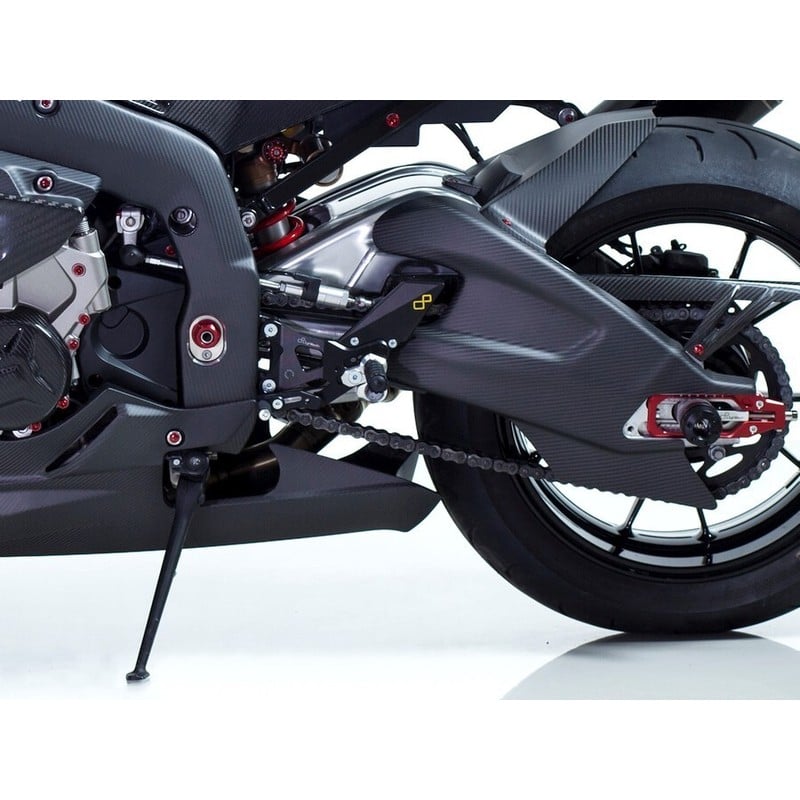 FTRBM001W Repose-pieds réglables avec repose-pieds articulés Bmw S 1000 R 2014+ Lightech