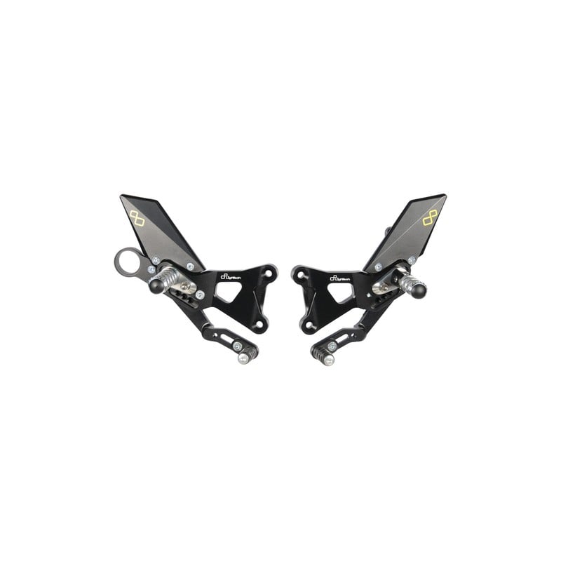 FTRBM001W Reposapiés ajustables con reposapiés articulados Bmw S 1000 RR 2009+ Lightech