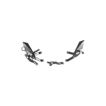 FTRBM004W Pedane Regolabili Con Poggiapiedi Snodati Bmw S 1000 RR 2015+ Lightech