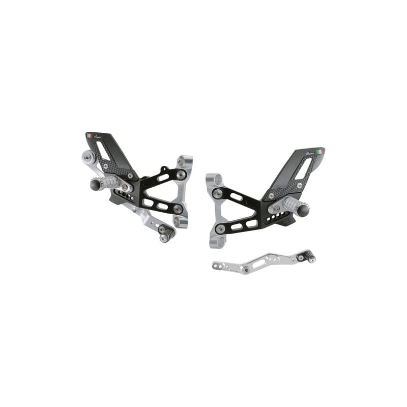 FTRBM007W Repose-pieds réglables avec repose-pieds articulé Bmw S 1000 RR 2019+ Lightech